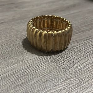 Gold statement bracelet